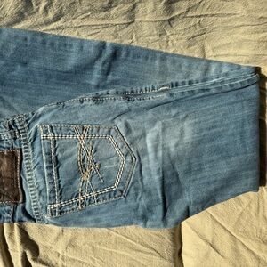 Abercrombie & Fitch Blue Bootcut Jeans